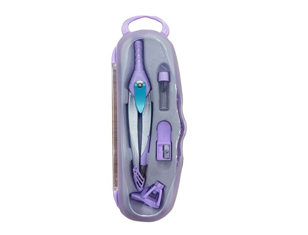 COMPAS LIDERPAPEL LOCK DEVICE ADAPTATEUR UNIVERSEL ET MINES COLORIS VIOLET