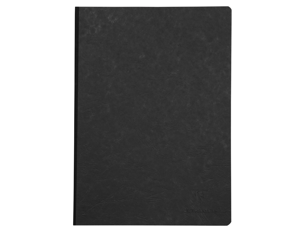 CARNET BROCHURE CLAIREFONTAINE AGE BAG        210X297MM 192 PAGES REGLURE   UNIE COLORIS NOIR