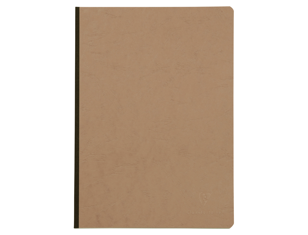 CARNET BROCHURE CLAIREFONTAINE AGE BAG        210X297MM 192 PAGES REGLURE   UNIE COLORIS TABAC