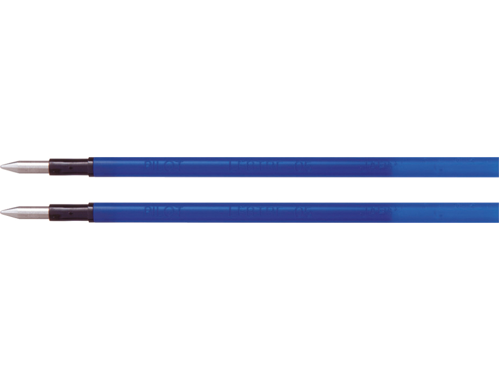 RECHARGE PILOT FRIXION BALL 4 COLORS POINTE FINE ENCRE      BLEUE BLISTER 2 UNITES
