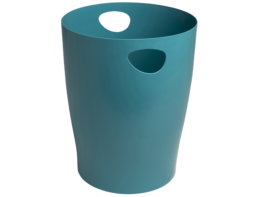 CORBEILLE A PAPIER EXACOMPTA ECOBIN SKANDI CAPACITE 15L    COLORIS BLEU PACIFIQUE