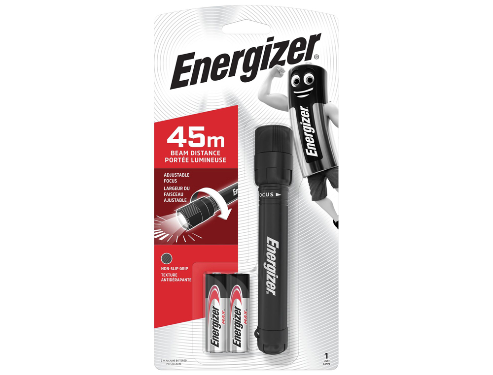 LAMPE TORCHE ENERGIZER X-FOCUS LED 2 AA 55 LUMENS    35M 5H