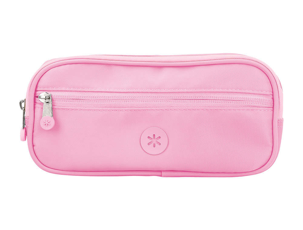 FOURRE-TOUT ANTARTIK RECTANGULAIRE 2 COMPARTIMENTS MODELE FUSION FLEX            100X60X220MM COLORIS ROSE