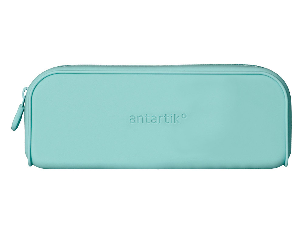 FOURRE-TOUT ANTARTIK RECTANGULAIRE 1 COMPARTIMENT  EN SILICONE MODELE PRISMA     185X50X75MM COLORIS VERT