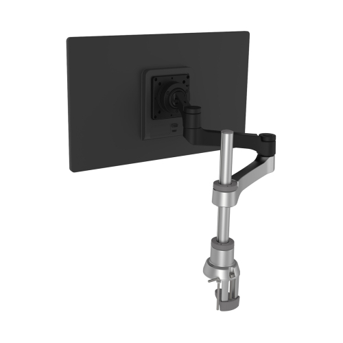 BRAS ECRAN R-GO ZEPHER REGLABLE POUR MONITEUR SIMPLE COLORIS ARGENT