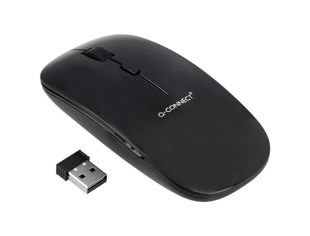 SOURIS Q-CONNECT OPTIQUE SANS FIL SILENCIEUX DPI            800/1200/1600 PILES AAA       COLORIS NOIR