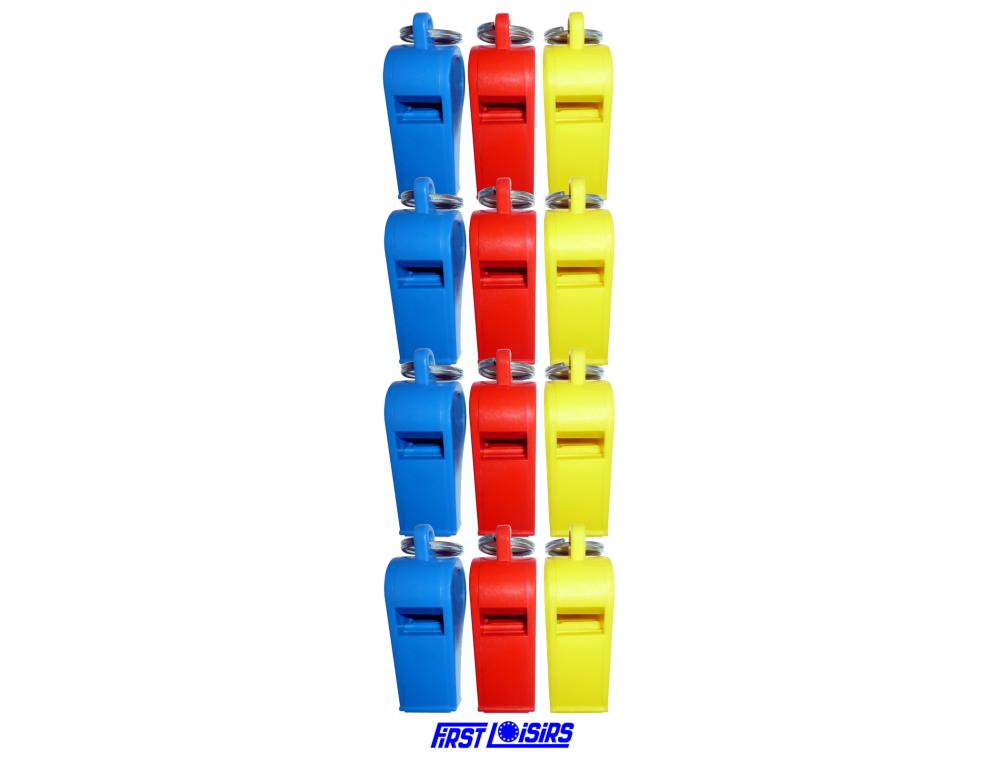SIFFLET FIRST LOISIRS ARBITRE PVC COLORIS ASSORTIS