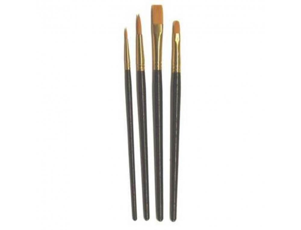 PINCEAU MAQUILLAGE MAIER TAILLES ASSORTIES LOT DE 4    UNITES
