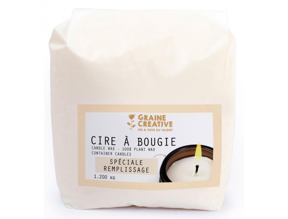 CIRE VEGETALE A BOUGIES GRAINE CREATIVE 1KG
