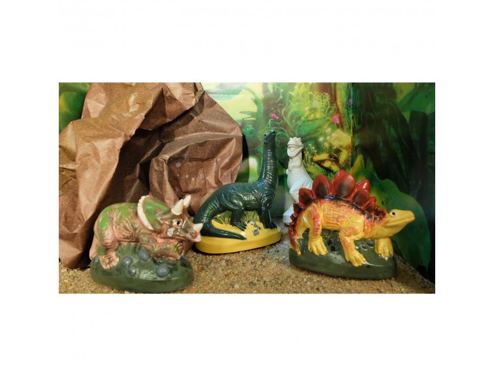 LOT MOULES LATEX FORMES DINOSAURES GRAINE CREATIVE 6  UNITES