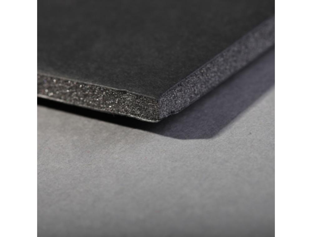 CARTON MOUSSE LOT DE 5 PLAQUES50X65CM EPAISSEUR 5MM COLORIS NOIR CLAIREFONTAINE