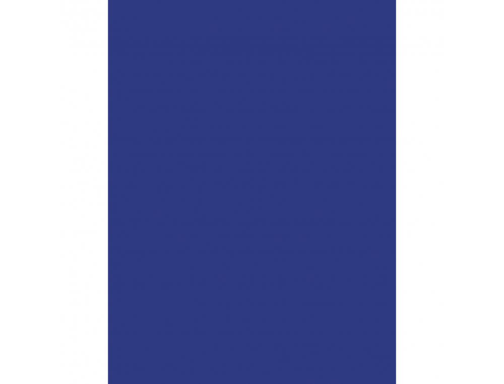 PAPIER AFFICHE CLAIREFONTAINE 60X80CM 90G COLORIS BLEU      FONCE PAQUET 25 FEUILLES