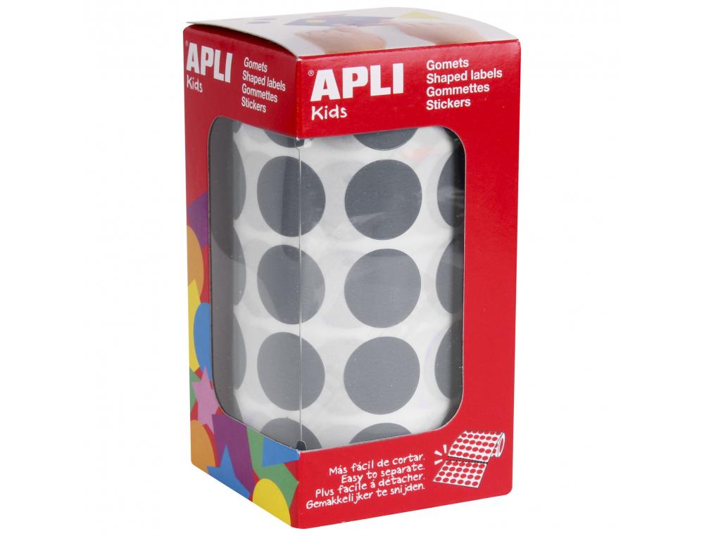 GOMMETTE APLI RONDE 20MM COLORIS GRIS ROULEAU 1770     UNITES