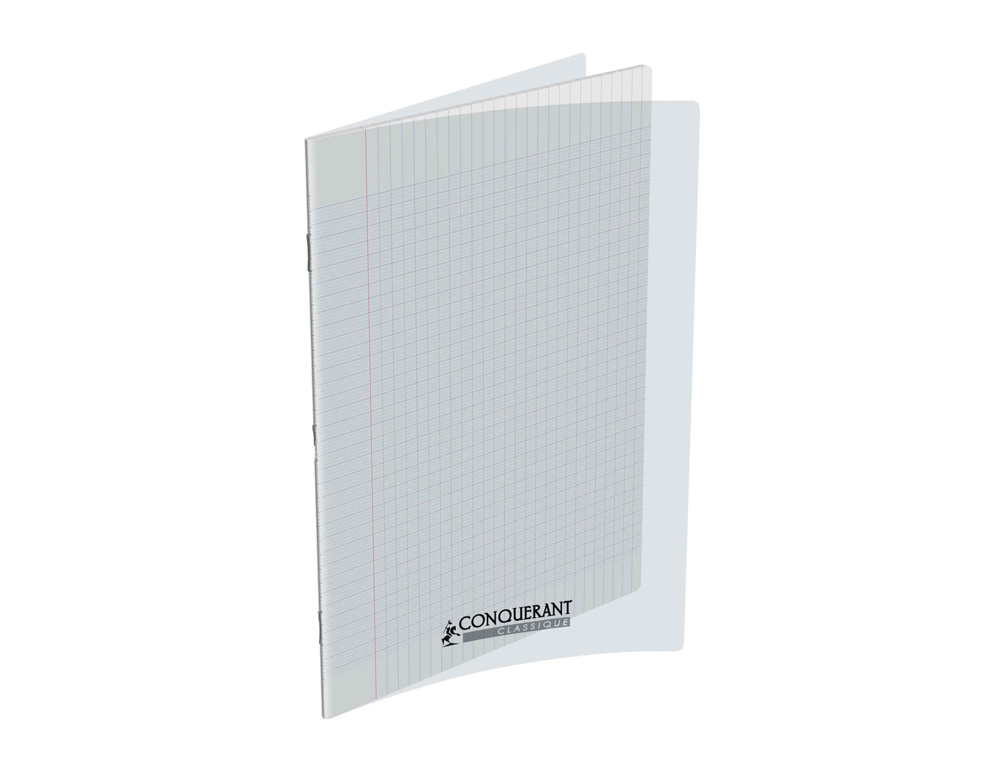 CAHIER CONQUERANT POPLYPROPYLENE  INDECHIRABLE  ET LAVABLE PAPIER VELIN EXTRA 24X32 CM 48 PAGES SEYES
