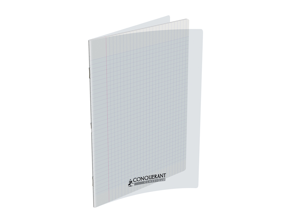 CAHIER CONQUERANT POPLYPROPYLENE  INDECHIRABLE  ET LAVABLE PAPIER VELIN EXTRA 24X32 CM 60 PAGES SEYES