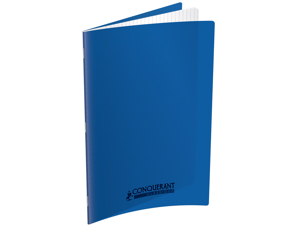 CAHIER CONQUERANT POPLYPROPYLENE  INDECHIRABLE  ET LAVABLE PAPIER VELIN EXTRA 24X32 CM 60 PAGES SEYES