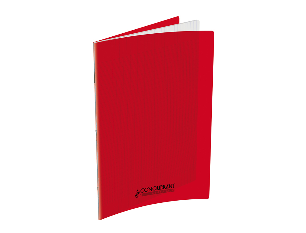CAHIER CONQUERANT POPLYPROPYLENE  INDECHIRABLE  ET LAVABLE PAPIER VELIN EXTRA 24X32 CM 60 PAGES SEYES
