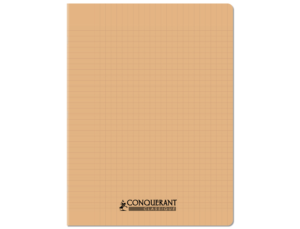 CAHIER CONQUERANT POPLYPROPYLENE INDECHIRABLE   ET LAVABLE PAPIER VELIN EXTRA 24X32 CM 96 PAGES SEYES