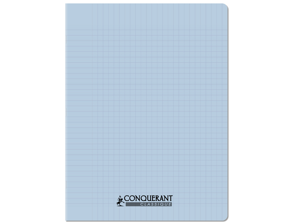 CAHIER CONQUERANT POPLYPROPYLENE INDECHIRABLE   ET LAVABLE PAPIER VELIN EXTRA 24X32 CM 96 PAGES SEYES