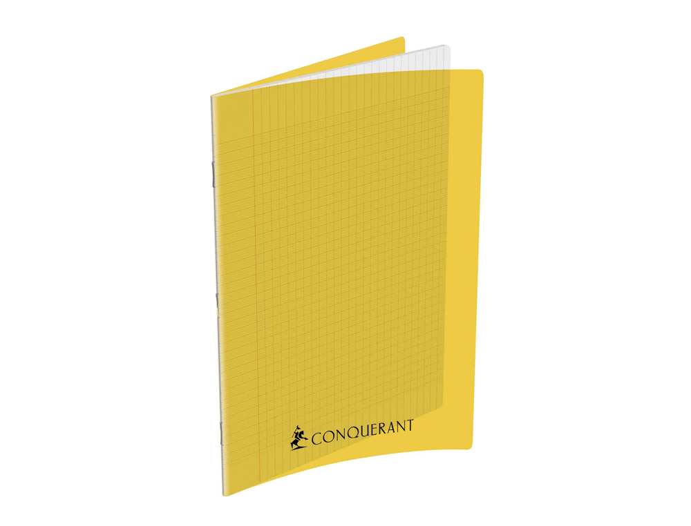 CAHIER CONQUERANT POPLYPROPYLENE INDECHIRABLE   ET LAVABLE PAPIER VELIN EXTRA 24X32 CM 192 PAGES SEYES
