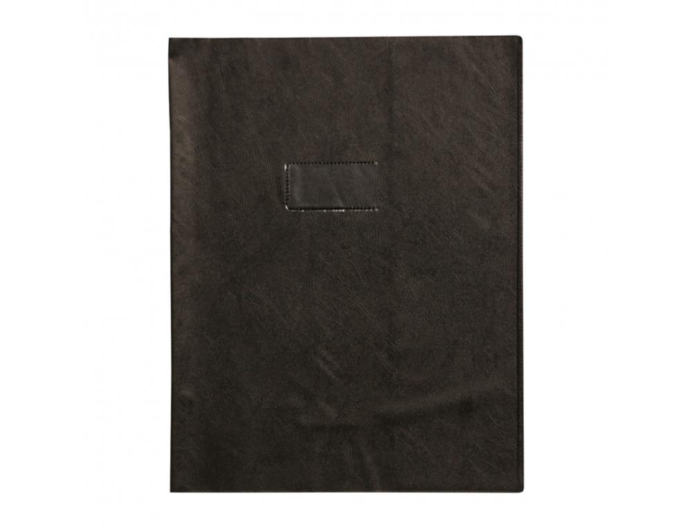 PROTEGE-CAHIER CLAIREFONTAINE 24X32CM PLASTIQUE 22/100E     OPAQUE COLORIS NOIR