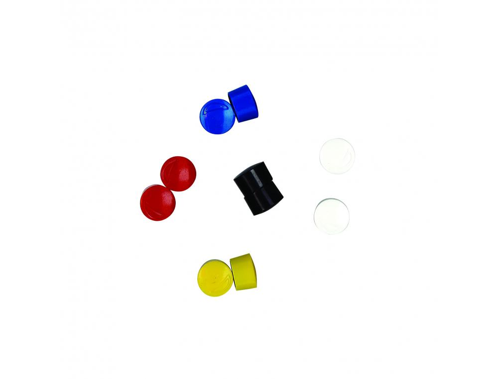 AIMANT WONDAY RONDS  10MM COLORIS ASSORTIS BLISTER 10   UNITES