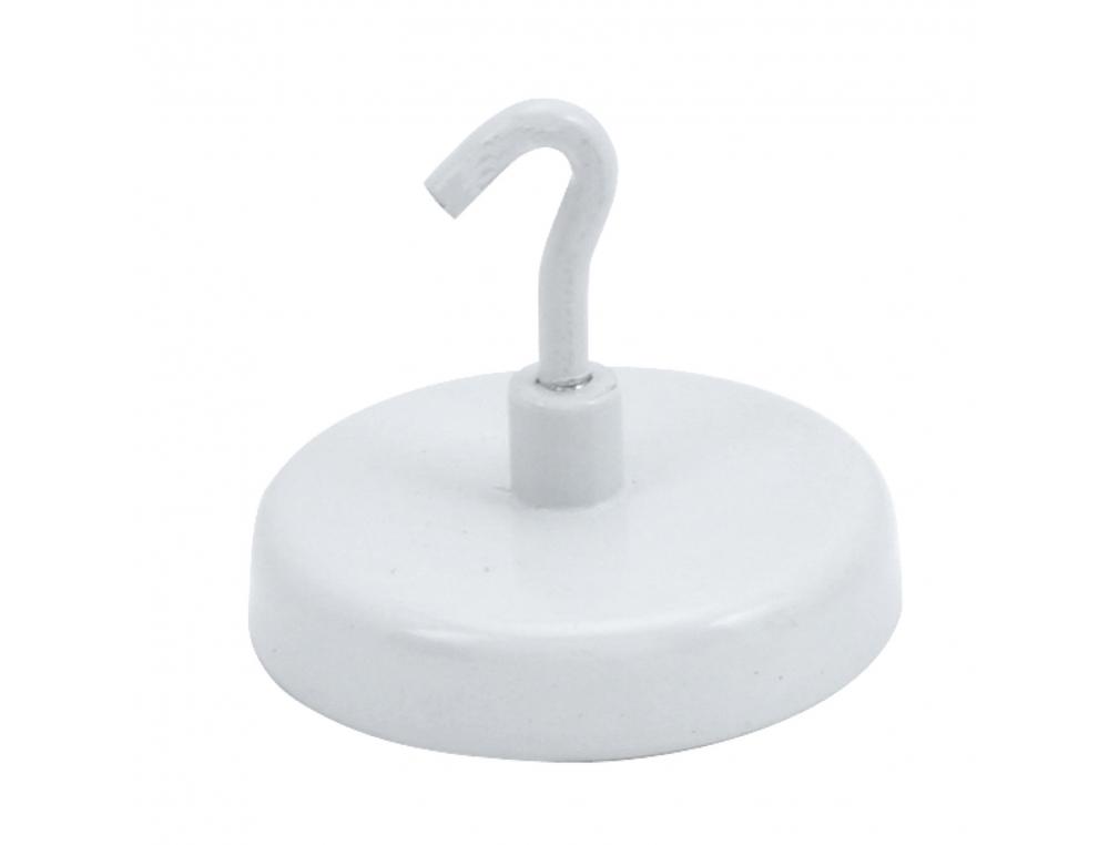 CROCHET SUSPENSION WONDAY MAGNETIQUE  47MM FORCE 18KG  COLORIS BLANC LOT 2 UNITES
