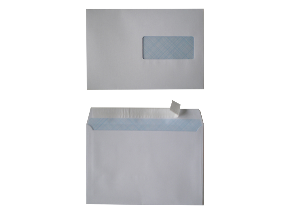 ENVELOPPES OXFORD RECYCLE A FENETRE AUTO ADHESIVES AVEC   BANDE DE PROTECTION 162X229MM 500 UNITES