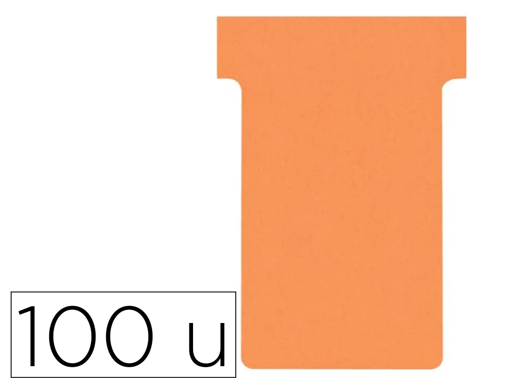 FICHES POUR PLANNING NOBO 100 UNITES COLORIS ORANGE