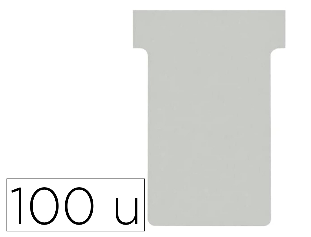 FICHES POUR PLANNING NOBO 100 UNITES COLORIS GRIS