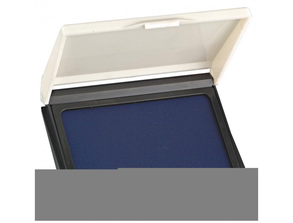 TAMPON ENCREUR WONDAY BOITIER PLASTIQUE 100X75 MM ENCRE     BLEUE