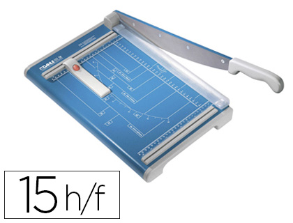 CISAILLE DAHLE 534 FORMAT A3 CAPACIT COUPE 15F PRESSION MANUELLE LAME ACIER LONGUEUR COUPE 340MM 565X20X78MM