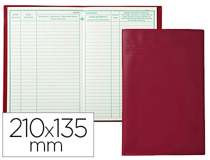 CARNET TRANSPORTEURS EXACOMPTA ENTRETIEN VHICULES TRANSPORT MARCHANDISES
