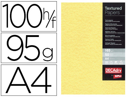 PAPIER CORRESPONDANCE APLI GAMME STRUCTURE PARCHEMIN OR 95G/M2 FORMAT A4 JET D'ENCRE LASER BOTE 100 FEUILLES