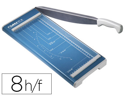 CISAILLE DAHLE 502 FORMAT A4 CAPACIT COUPE 8F PRESSION MANUELLE LAME ACIER LONGUEUR COUPE 320MM 420X175X60MM