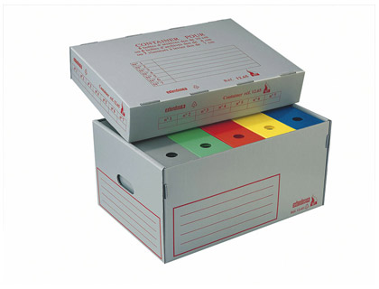 CONTENEUR EXTENDOS POLYPROPYLNE ANTI-FEU RECYCLABLE 530X353X260MM CAPACIT 5/6 BOTES DOS 80/100MM POIGNE LIVR  PLAT