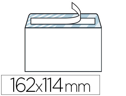 ENVELOPPE GPV C6 114X162MM 90G ADHSIVE FERMETURE RAPIDE SCURISE DFINITIVE BLANCHE BOTE 500 UNITS