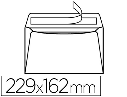 ENVELOPPE GPV GREEN C5 162X229MM 80G ADHSIVE RECYCLE EXTRA BLANCHE BOTE 500 UNITS