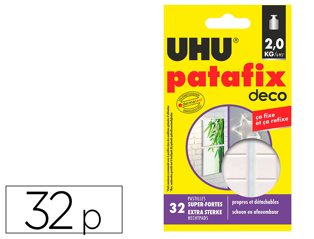 PASTILLE PATAFIX DCO PRDCOUPES PRSENTOIR 30 PACKS DE 32U