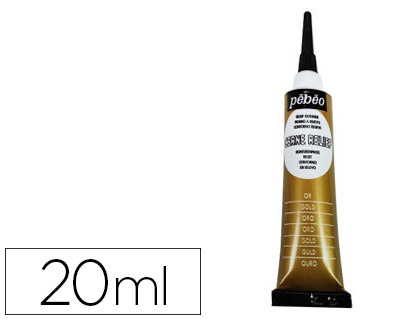 CERNE RELIEF PBO PEINTURE VITRAIL COLORIS OR TUBE 20ML