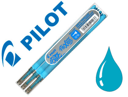 RECHARGE ROLLER PILOT FRIXION POINT POINTE AIGUILLE 0.3MM ENCRE EFFAABLE COLORIS TURQUOISE SET DE 3 UNITS