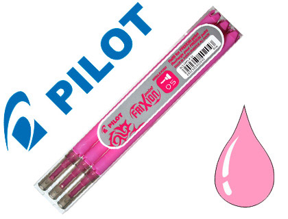 RECHARGE ROLLER PILOT FRIXION POINT POINTE AIGUILLE 0.3MM ENCRE EFFAABLE COLORIS ROSE SET DE 3 UNITS