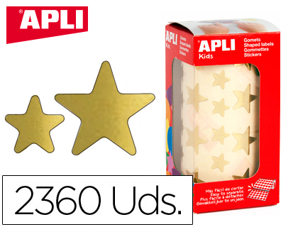 GOMMETTE MTALLISE APLI AGIPA TOILE COLORIS OR ROULEAU 2360 UNITS