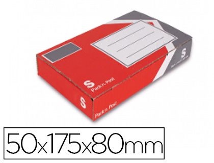 BOTE EXPDITION POSTALE GPV PACK'N POST 250X175X80MM TAILLE S EMPLACEMENT PRCAS LIVRE PLAT