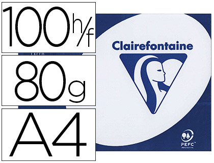 PAPIER CLAIREFONTAINE CLAIRALFA EXTRA BLANC A4 80G/M2 BLANCHEUR 170 OPACIT 93 RIGIDIT 135 100 FEUILLES