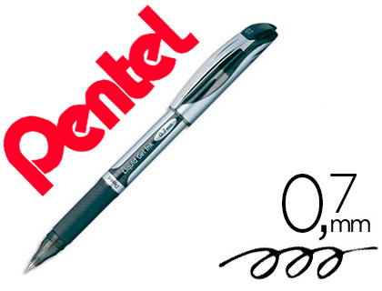 ROLLER PENTEL ENERGEL BL57-A RECHARGEABLE ENCRE LIQUIDE LONGUE DURE SCHAGE RAPIDE COUL  EUR NOIR