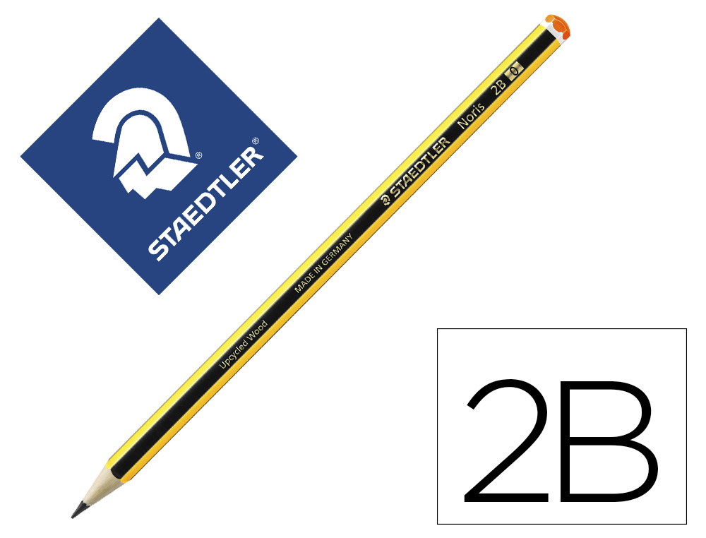 CRAYON GRAPHITE STAEDTLER NORIS 120 2B HEXAGONAL MINE 2MM TRS RSISTANTE
