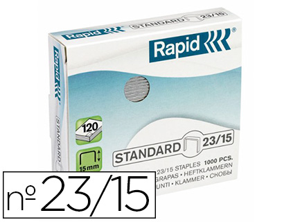 AGRAFE RAPID 23/15 BOTE 1000 UNITS