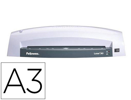 PLASTIFIEUSE FELLOWES LUNAR  CHAUD 80/125MC A3 VITESSE 300MM/MIN POCHETTES SANS BOURRAGE USAGE OCCASIONNEL