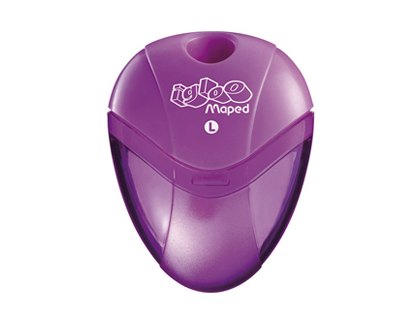 TAILLE-CRAYON MAPED I-GLOO SPCIAL GAUCHER RSERVOIR 1 USAGE OUVERTURE FACILE SCURISE COLORIS ASSORTIS
